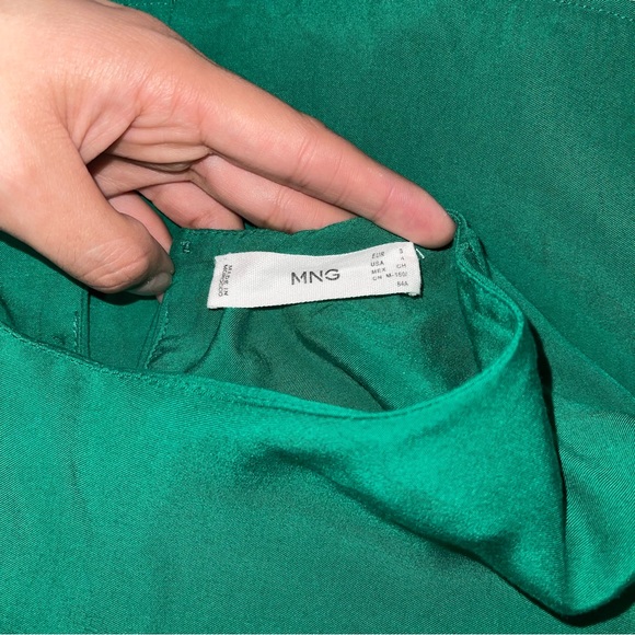 MANGO GREEN DRESS - Picture 5 of 6